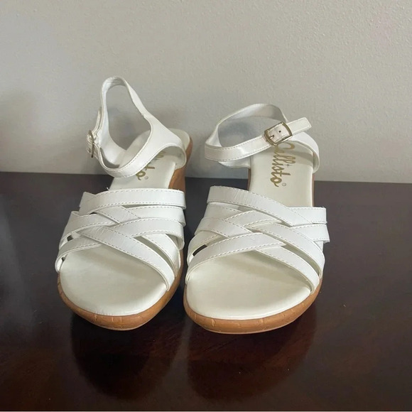 Callisto Shoes - Callisto White Wedges Sandals Women’s Size 8 Beach Vacation Wedding Bridal